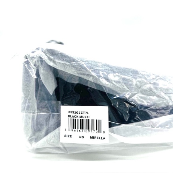 Michael Kors Medium Mirella Tote Bag Black Leather - Picture 11 of 12